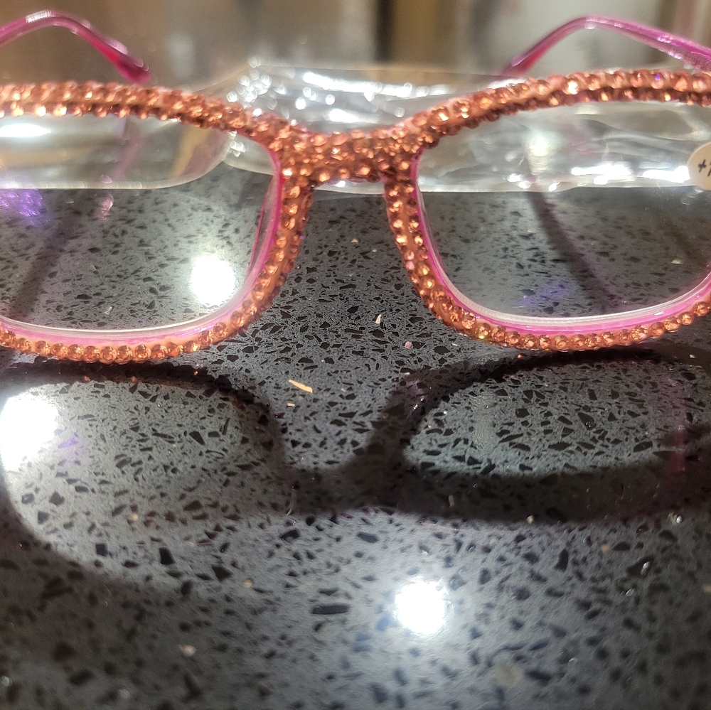Readers pink rhinestone - Picture 2 of 5